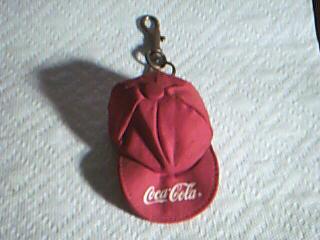 key chain purse  base ball hat.j