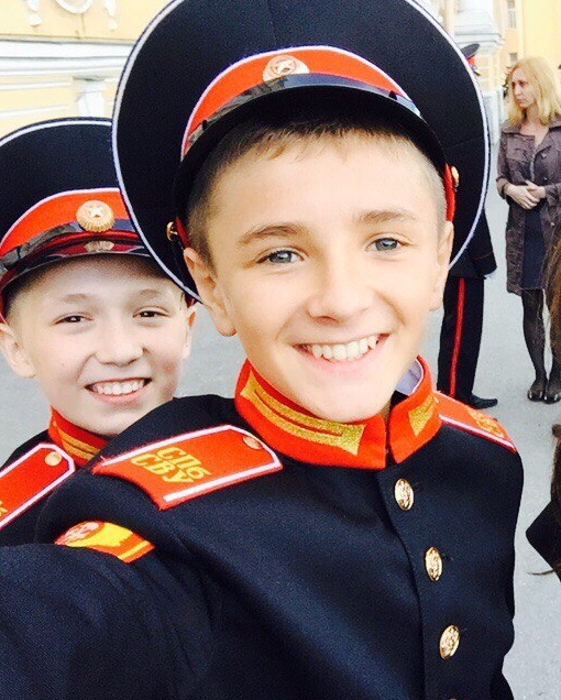 Russian boys the officer cadet (