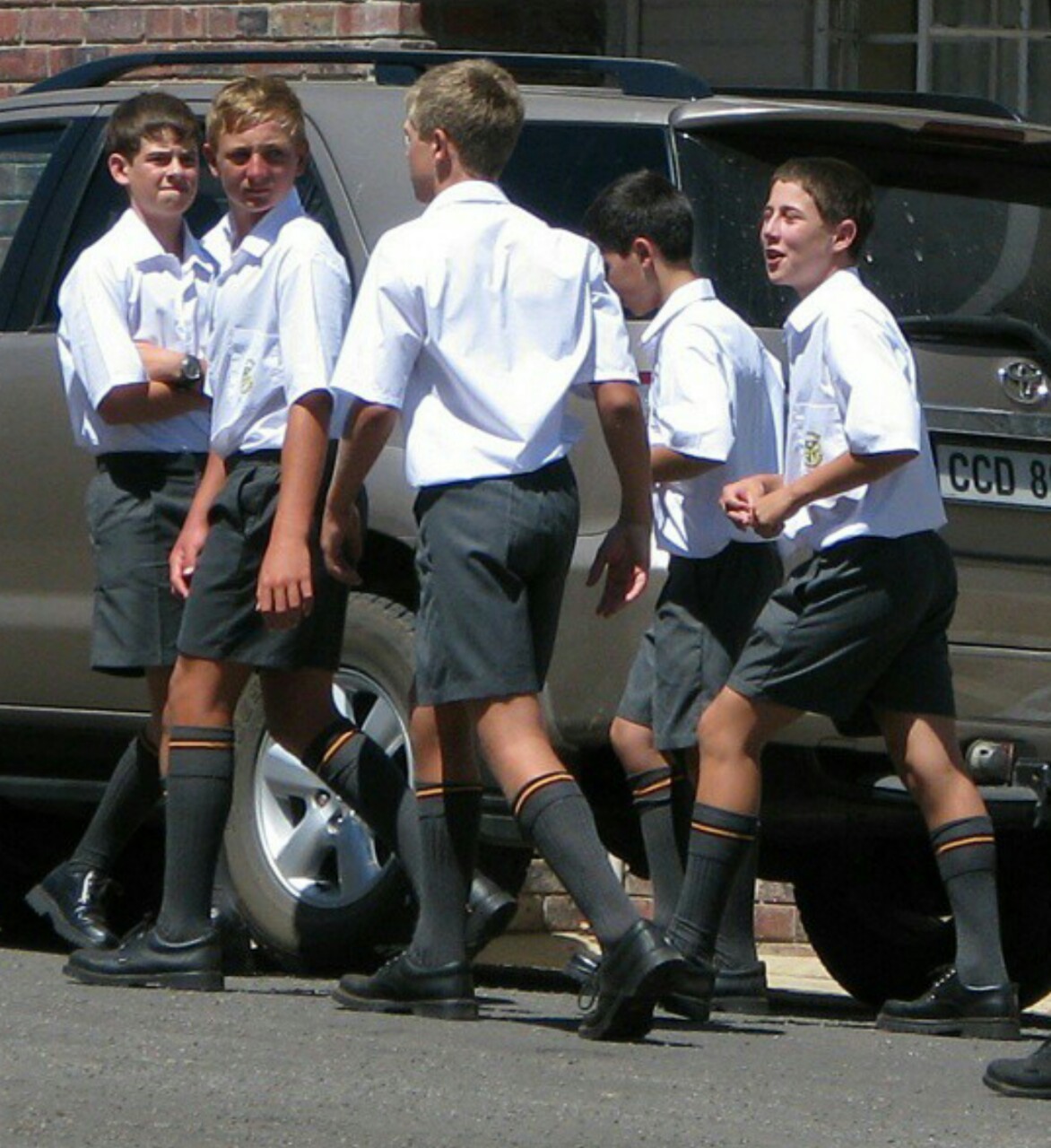 Schoolboys 1: Traditional uniforms with shorts and knee socks ...